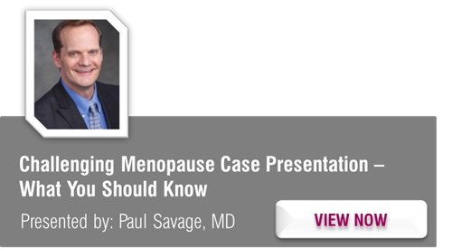 menopause case presentation