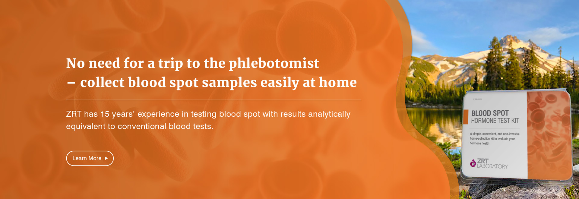 No need for a trip to the phlebotomist - collect bloodspot samples easily at home